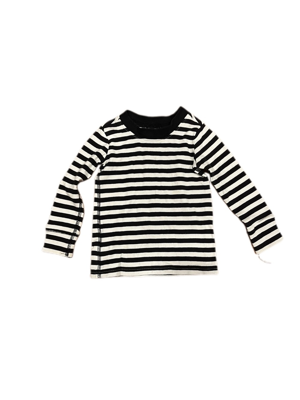 Tea Collection 6-12m Baby Dark Navy & White Striped Long-Sleeve Kids Top